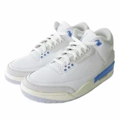 ナイキ NIKE 新品同様 CT8532-101 エアジョーダン3 レトロ AIR JORDAN 3 RETRO Lucky Shorts ホワイト ブルー 26.5cm