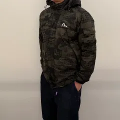 EVISU カモフラ WHO フード ジャケット