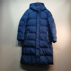 アイダー キッズ 150 ダウンジャケット ロング丈 ブルー 冬 512166