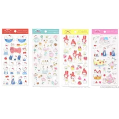 トコロコムギ×サンリオ　コットンシール 4種セット　コンプリート