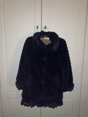 日本 ヴィンテージ アクシーズファム レース ファー コート