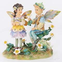 希少 Ricardo Shermani 天使 女神 子どもたち 自然 花 - メルカリ