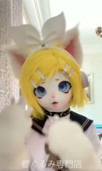 鏡音リン 全頭面 硬質マスク 着ぐるみ マスク kigurumi コスプレ