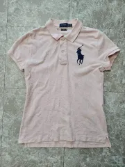 ポロ ラルフローレン スキニーフィット PK 半袖 シャツ ピンク xs