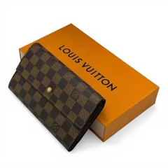 【極美品】ルイヴィトン インターナショナル 三つ折り長財布 ダミエ TH0044