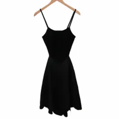 コムデギャルソン COMME des GARCONS ×H&M キャミソールワンピース キャミワンピ マキシ ロング 36 黒 ブラック