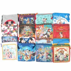 ディズニー Disney 16点まとめ 巾着セット 巾着袋 キャラクター 総柄 マルチカラー