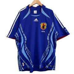アディダス adidas サッカー日本代表 2006年レプリカユニフォーム 半袖 ゲームシャツ M ブルー  