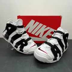 06w21562 AIR MORE UPTEMPO (GS)/エアモアアップテンポ/ホワイト/415082-105/バスケットボールシューズ/25cm  【中古品】