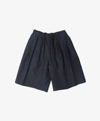 ◎美品 Sillage シラージ サーキュラーショートパンツ ネイビー F
