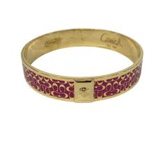 COACH(コーチ) バングル - ゴールド×ピンク
