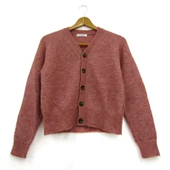 マカフィー カーディガン トップス 長袖 Vネック ニット トゥモローランド レディース Sサイズ ピンク MACPHEE 【中古】