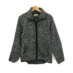 エーグル ブルゾン ジャケット アウター メランジニット メンズ Lサイズ 黒×白 AIGLE 【中古】のサムネイル