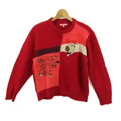 カステルバジャック セーター トップス 長袖 クルーネック ニット アンゴラ混 日本製 メンズ 4サイズ レッド JC de CASTELBAJAC 【中古】のサムネイル