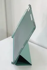 ESR iPad ケース 13インチ対応 Pro M4 / 12.9 / Air M2 三つ折りスタンド Apple Pencil対応 グリーン