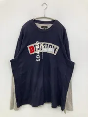 NEXT ネクスト Tシャツ/カットソー XL ネイビー クルーネック(丸首) 長袖 ミドル丈 前面プリント