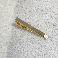 U.S. POLO ASSN. ネクタイピン シルバー ゴールド コンビ ポニーロゴ タイバー ブランド ビジネス フォーマル 結婚式 入学式 卒業式