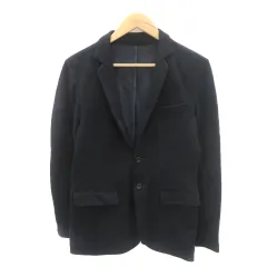 ユナイテッドアローズ A DAY IN THE LIFE UNITED ARROWS テーラードジャケット ミドル丈 シングルボタン M 紺 ネイビー /YK46