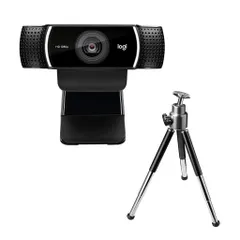 【在庫セール】ロジクール Webカメラ C922n フルHD 1080P ストリーミング 撮影用 三脚 スタンド 付き オートフォーカス ステレオ マイク ウェブカメラ ウェブカム PC Mac ノートパソコン Zoom Skype 国内正規品 2年間メーカーのサムネイル