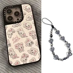 可愛いfoxy illustrations iPhoneケース  鏡面 耐衝撃 ケースティファイ きょうめんスマホケース iPhone16/16pro/iphone15/iphone14/13/12