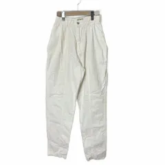 エルエルビーン L.L.BEAN テーパードパンツ ワイド カジュアル 10 白 ホワイト