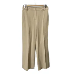 プラステ PLST センタープレス スラックス パンツ L ベージュ