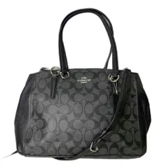 コーチ COACH シグネチャー スモールクリスティーキャリオール ショルダーバッグ ハンドバッグ 2WAY F58291 ブラック ■GY06
