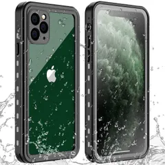 【在庫処分】AICase iPhone 11 Pro防水ケース、雪、ほこり、衝撃、IP68認定の全身保護完全密閉水中ケース、Apple iPhone 11 Pro 5.8インチに適しています