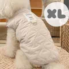 ペット 犬 オシャレ ふわふわ シンプル ベスト かわいい 防寒 XL
