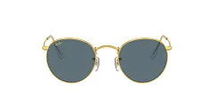 新品 Ray-Ban (レイバン) サングラス RB3447 ROUND METAL 偏光 ミラーレンズ