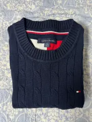 トミーヒルフィガー ケーブルニット XL