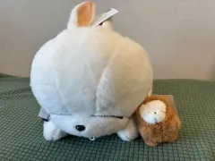 マシュマロぬいぐるみ バックパック 엽기うさぎぬいぐるみ+キーホルダー