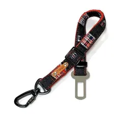 L'ange クラッシュデニム シートベルトリード ブラック 犬具/リード