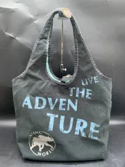 K452　ハンティングワールド（HUNTING WORLD） リーバーシブル バッグ　ボルネオチャリティーシリーズ　エコバッグ　メンズレディース　ダークグレー