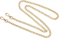 [Limited Quantity] Metal Handle Strap for Women, Belt Style, Fashionable Shoulder Bag, 120cm, Handbag Chain, Gold, Replacement, Style ①, 1 Piece Included