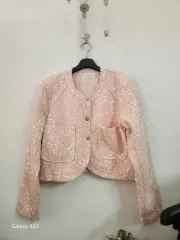 ザ・ウォーク・オブ・ウェアハウス ツイード ピンク ジャケット