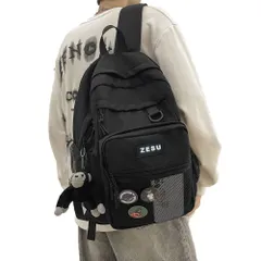 【人気商品】レディース 高校生 男女兼用カジュアルバッグリュック 通勤通学学生 リュックサック 大容量 通学 韓国リュック