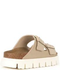 ビルケンシュトック レディース シューズ サンダル プラットフォーム Papillio by Birkenstock Womens Arizona Chunky BirkoFlor Platform Slide Sandals Sandcastle