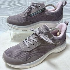新品未使用】MIZUNO スニーカー サイドジップ メタリックパープル 