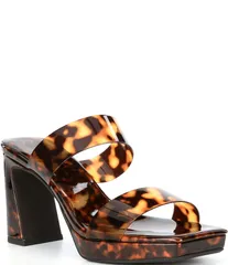 ジェフリー キャンベル レディース シューズ サンダル プラットフォーム プリント Jeffrey Campbell Danity Tortoise Print Platform Slide Sandals Tortoise
