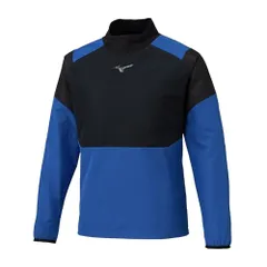 新品 [ミズノ] サッカーウェア ピステシャツ P2MEC525 ユニセックス サーフブルー×ブラック L