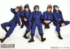 【中古】生写真(男性) 集合(5人)/横型・全身・座り・センター栗原・忍術学園五年生/「ミュージカル『忍たま乱太郎』第9弾 ～忍術学園陥落!夢のまた夢!?～」フォトファイル特典ブロマイド