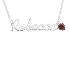 ビー ユー レディース アクセサリー ネックレス・チョーカー・ペンダントトップ Be You Sterling Silver January CZ Birthstone Pendant Silver シルバー