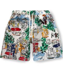 70s ビンテージ ファブリック ハーフパンツ ショーツ おもちゃ 総柄 
