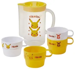 スケーター(Skater) スタッキング コップ 4個組 ケース付 ピカチュウ ポケットモンスター 850ml KS32S-A