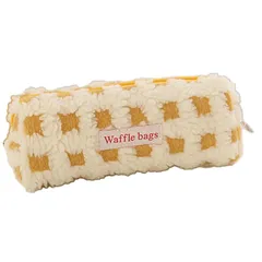 【新品】 TOMMYFIELD 筆箱 韓国 ペンケース 可愛い シンプルおしゃれ かわいい 高校生 ふでばこ (黄) 0