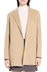 セオリー レディース アウター ジャケット・ブルゾン ウール Theory Clairene Wool Cashmere Jacket New Camel E92 キャメル