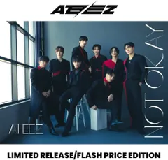 【新品】 NOT OKAY 初回フラッシュプライス盤 CD ATEEZ 佐賀