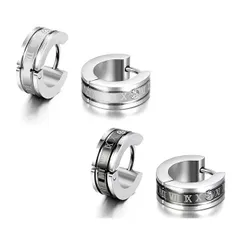 【人気商品】かっこいい 人気 シンプル 両耳用 リングピアス アレルギーフリー アクセサリー サージカルステンレス 誕生日 レディース 記念日 メンズ プレゼント男女兼用 フープピアス