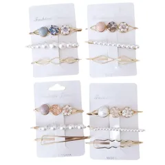 【人気商品】可愛い おしゃれ 髪飾り 普段使い 髪留め 結婚式 ヘアアクセサリー 卒業式 キラキラピン 入学式 ヘアクリップ パーティ誕生日 前髪 記念日 ヘアクリップヘアピン 女性 パールヘアピン レディース